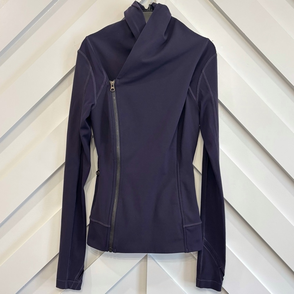Lululemon Bhakti Yoga Jacket Size 4 In True Navy